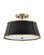 Clarke LED Semi-Flush Mount in Warm Brass (13|4893WS)