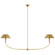 Turlington LED Linear Chandelier in Hand-Rubbed Antique Brass (268|TOB 5728HAB-HAB)