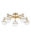 Hollis LED Semi-Flush Mount in Heritage Brass (13|39674HB)