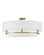 Graham LED Semi-Flush Mount in Lacquered Brass (13|38895LCB)