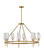 Ana LED Chandelier in Heritage Brass (13|38258HB)