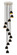 Nula LED Pendant in Shell Black (13|35908SHB)