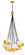 Nula LED Chandelier in Shell White (13|35906SHW)
