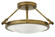 Collier LED Semi-Flush Mount in Heritage Brass (13|3381HB)