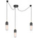 Junio LED Pendant in Bronze and Brass (268|TOB 5645BZ/HAB-FG-3)