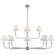 Piaf LED Chandelier in Swedish Gray (268|TOB 5453SG-L)