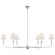 Piaf Six Light Chandelier in Plaster White (268|TOB 5452PW-L)