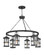 Lakehouse LED Chandelier in Black (13|2689BK-LL)