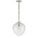 Katie Acorn One Light Pendant in Polished Nickel (268|TOB 5226PN/G2-CG)