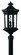 Raley LED Post Top or Pier Mount Lantern in Museum Black (13|1601MB)