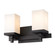 Maddox Two Light Bath Vanity in Matte Black (62|DDDD-BA2 BLK-OP)