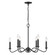 Tierney Six Light Chandelier in Matte Black (62|8316-6 BLK)