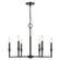 Ellyn Six Light Chandelier in Matte Black (62|8209-6 BLK)
