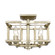 Bellare Four Light Semi-Flush Mount in White Gold (62|7151-SF WG)