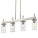 Winslett Four Light Linear Pendant in Pewter (62|7011-LP PW-CLR)