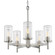 Winslett Five Light Chandelier in Pewter (62|7011-5 PW-CLR)