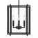 Tribeca Four Light Chandelier in Matte Black (62|6070-4 BLK-BLK)
