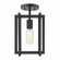 Tribeca One Light Semi-Flush Mount in Matte Black (62|6070-1SF BLK-BLK)