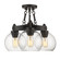 Galveston Three Light Semi-Flush Mount in Rubbed Bronze (62|4855-SF RBZ-SD)