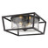 Mercer Two Light Flush Mount in Matte Black (62|4309-FM BLK-BLK-SD)