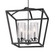 Mercer Three Light Pendant in Matte Black (62|4309-3P BLK-SD)