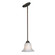 Chime One Light Mini Pendant in Rubbed Bronze (62|4120 RBZ-MBL)