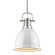 Duncan One Light Pendant in Pewter (62|3604-S PW-WH)