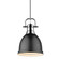 Duncan One Light Pendant in Chrome (62|3604-S CH-BLK)