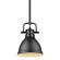 Duncan BLK One Light Mini Pendant in Matte Black (62|3604-M1L BLK-BLK)