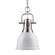 Duncan One Light Pendant in Pewter (62|3602-S PW-WH)