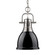 Duncan One Light Pendant in Pewter (62|3602-S PW-BK)