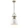 Duncan AB One Light Pendant in Aged Brass (62|3602-S AB-WH)
