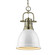 Duncan One Light Pendant in Aged Brass (62|3602-S AB-WH)