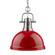 Duncan One Light Pendant in Pewter (62|3602-L PW-RD)