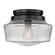 Holloway One Light Flush Mount in Matte Black (62|3415-FM BLK-CLR)