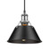 Orwell One Light Mini Pendant in Pewter (62|3306-S PW-BLK)