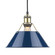Orwell One Light Pendant in Aged Brass (62|3306-M AB-NVY)