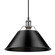 Orwell One Light Pendant in Pewter (62|3306-L PW-BLK)