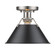 Orwell One Light Flush Mount in Pewter (62|3306-FM PW-BLK)