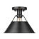 Orwell One Light Flush Mount in Matte Black (62|3306-FM BLK-BLK)
