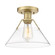 Orwell One Light Flush Mount in Brushed Champagne Brass (62|3306-FM BCB-CLR)