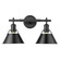 Orwell Two Light Bath Vanity in Matte Black (62|3306-BA2 BLK-BLK)