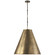 Goodman Two Light Pendant in Bronze with Antique Brass (268|TOB 5014BZ/HAB-HAB)