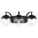 Dixon Three Light Bath Vanity in Matte Black (62|3219-BA3 BLK-BLK)
