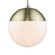 Dixon One Light Pendant in Aged Brass (62|3218-L AB-AB)