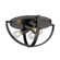 Colson Three Light Flush Mount in Matte Black (62|3167-FM15 BLK)