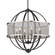 Colson Six Light Chandelier in Matte Black (62|3167-6 BLK-PW)