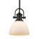Hines One Light Mini Pendant in Matte Black (62|3118-M1L BLK-OP)