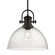 Hines One Light Pendant in Matte Black (62|3118-L BLK-SD)