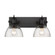 Hines Two Light Bath Vanity in Matte Black (62|3118-BA2 BLK-SD)